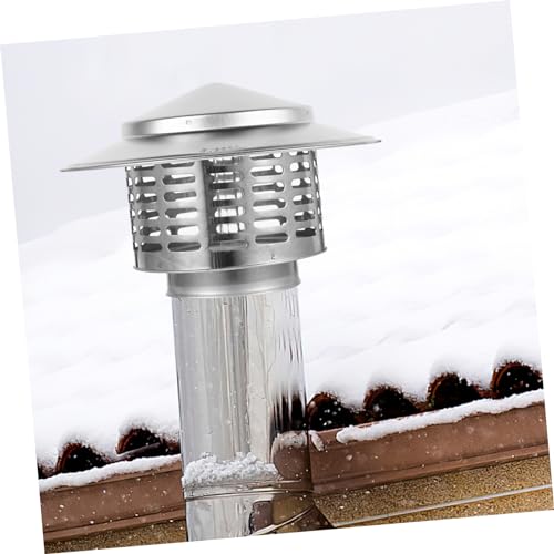 Cubierta prueba de lluvia para chimenea exterior y extractor de tejados 8