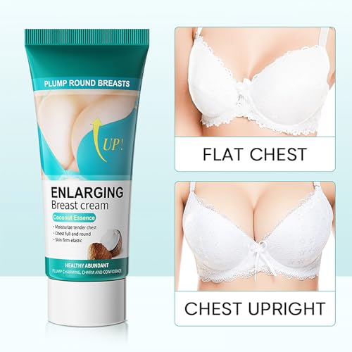 Brustvergrößerungscreme, Größere Brüste Lifting Firming Cream, Brustpflege Brustvergrößerung Creme, Natürliche Brustvergrößerung, Breast Care Cream, Machen Sie Die Brüste Voller (2 Pcs)