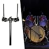 Double Tom Holder, Percussion Stand Mount Drum Arm Stand Rack, Mount Tom Drum Holder for Concerts, Exercise Replacement #1