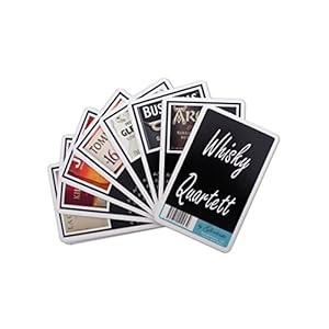 Glentaste Whisky Quartett – Kartenspiel mit Whiskysorten – Whiskygeschenk für Whiskey-Genießer – Ideal für…