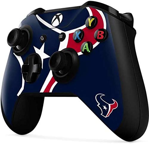 Skinit Decal Gaming Skin Compatible with Xbox One X Controller - Officially Licensed NFL Houston Texans Large Logo Design
