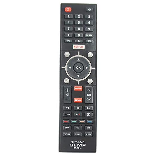 Controle Remoto Lcd Toshiba Tecla Netflix/Globoplay Ct-6810