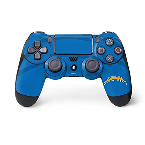 Skinit Decal Gaming Skin Compatible with PS4 Controller - Officially Licensed NFL Los Angeles Chargers Double Vision Design