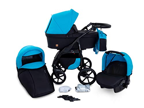 Boston Cochecito de Bebe 3in1 Combi Carrito SILLA de COCHE by GaGaDumi (B3 The Azure Cost)