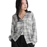 [ビス] チェック＆シアーオーバーシャツ ホワイト系(12) F