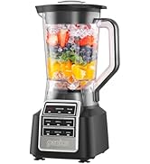 Ganiza Professional Smoothie Blender, Blenders for Smoothies with 1800 Peak Watts & 8 Auto Progra...