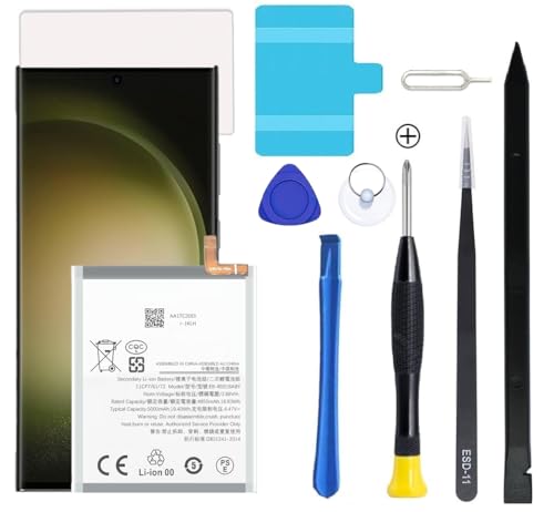 Dymicbit Galaxy S23 Ultra Battery Battery Replacement for Samsung Galaxy S23 Ultra SM-S918U SM-S918U1 SM-S918B with Professional Repair Tool Kits