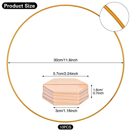 Zoutpy Anelli in metallo con 10 pezzi porta carte