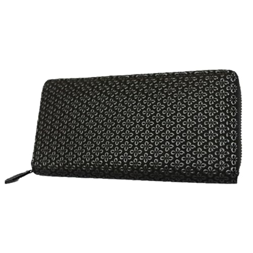 [印傳屋] 甲州市 束入Y(黒革×黒漆)