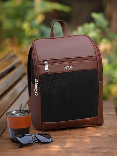 Image of ZOUK Amalia Daypack |Padded Tablet Compartment | Adjustable Straps | Water-Resistant | Men and Women | Daily Use | Lightweight |Smart & Compact |Comfortable & Stylish