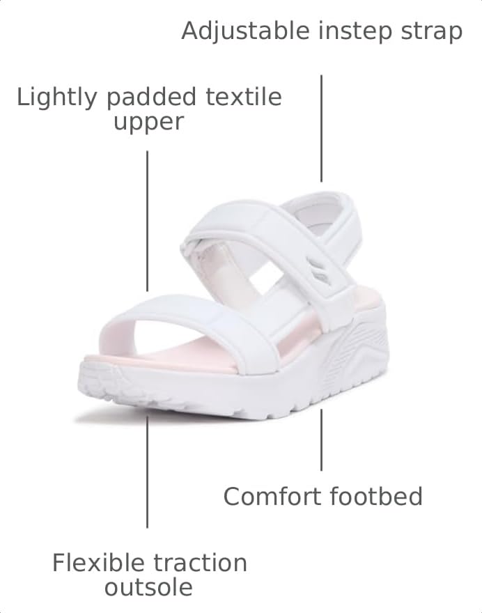 Image of Skechers Girls' Uno Lite Sandal-sunny Stand