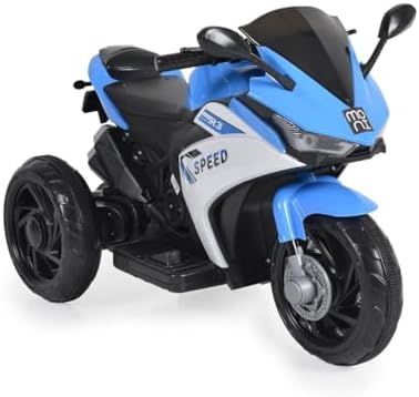 2. Bild von Moni Kinder Elektromotorrad Hurricane DREI Räder, Musikfunktion, Rückwärtsgang, Farben:blau