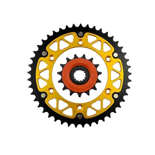 Motorcycle 45T-52T 13T 15T Front Rear Sprocket Chain Compatible with SUZUKI DR250 DR350 RM250 RV90 DR-Z400 part(51T-13T)