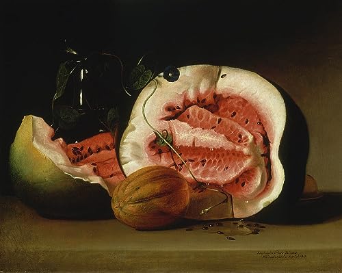 Tableau Melons et gloires du matin pour habiller grand mur