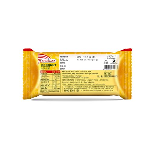 Image of Americana Crunchy Coconut Cookies Pack Of 2 (507g x2)