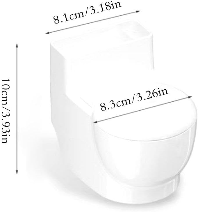 Toilet Water Bowl for Cat, Wall-Mounted Non-Spill Hanging Toilet Shaped Pet Feeding Dispenser for Cats Dogs, Funny Elevated Pet Raised Food and Water Bowls Dishs, for Your Kitten Drink More Wates