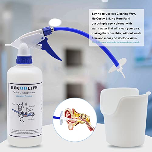 image for BOCOOLIFE Earwax Removal Kit,Earwax Cleaner System-Ear Wax Washer Irri