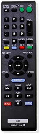 New RMT-B119A Remote Control fit for Sony Blu-ray Disc™ /DVD Player BDP-BX59 BDP-S390 BDP-S590 BDP-BX110 BDP-S1100 BDP-S3100 BDP-BX310 BDP-BX510 BDP-S580 sub RMT-B109C RMT-B118A RMT-B118P (RMTB119A)