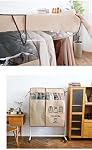 JOONOR Large Hanging Garment Cover Garment Storage Bag with Transparent Window 35.4" x 43.3"