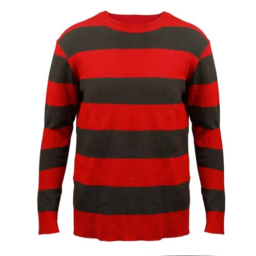 Disfraz infantil Halloween suéter rayas verde y rojo miniatura 3