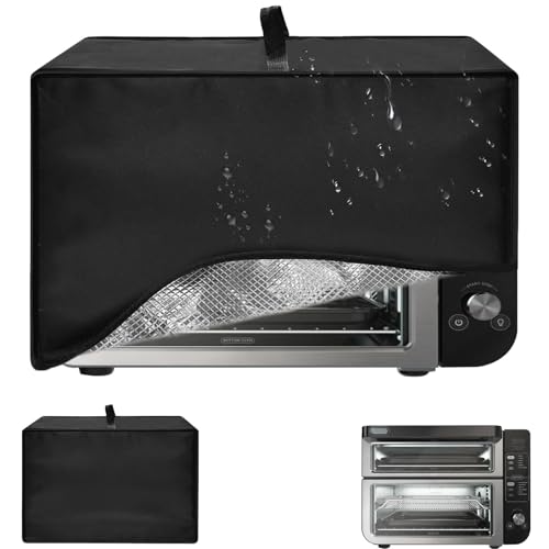 Image of Toaster Oven Air Fryer Cover, Heat-Resistant Waterproof Dust-proof Kitchen Appliance Covers Compatible with Ninja DCT401 DCT451 DCT501 DCT651 DCT402BK Smart Double Oven