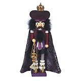 Hollywood Nutcrackers Kurt Adler Hollywood King Nutcracker, 18-Inch, Purple