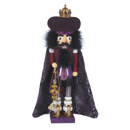Hollywood Nutcrackers Kurt Adler Hollywood King Nutcracker, 18-Inch, Purple Hollywood Nutcrackers Kurt Adler Hollywood King Nutcracker, 18-Inch, Purple