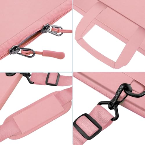 Image of Universal Laptop Shoulder Bag 13-17.3 Inch Shockproof Computer Bag with Multi-Pockets & Adjustable Strap