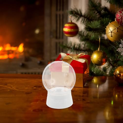 Manualidades navideñas con bolas transparentes LOLIPPYY de plástico 270ml 6
