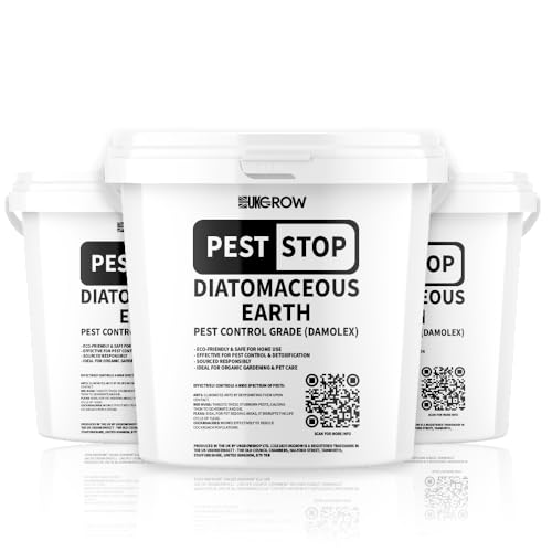 Premium Diatomaceous Earth - Natural, Eco-Friendly Pest Control - Available in Multiple Volumes (1L -10L) - Effective Against Fleas, Ants, Bed Bugs & More (5 Litre Strong Bucket)