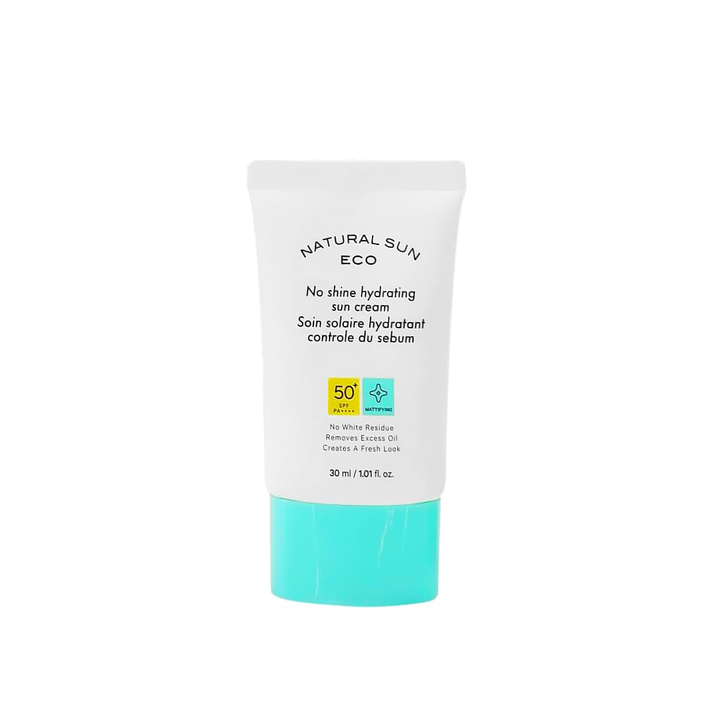 The Face Shop No Shine Hydrating Sunscreen SPF 50+ PA++++ with UVA/B protection, No White Cast, Water Resistant, Removes Excess Oil, Made in Korea 30ML