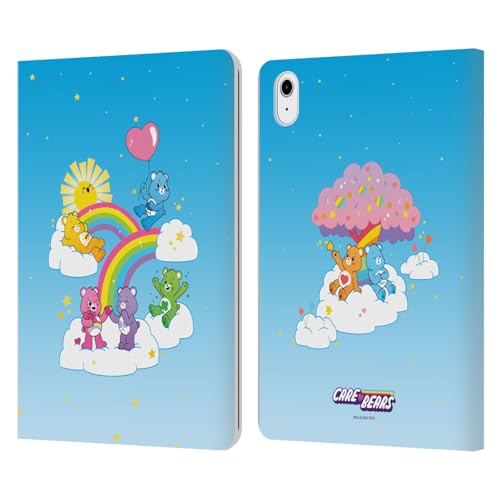 Protection en cuir Care Bears haut de gamme pour iPad Air