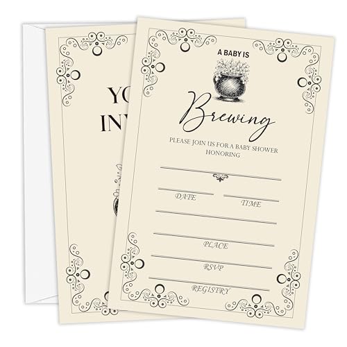Invitaciones de baby shower de 10 x 15 cm para organizar una revelación de género sin estrés