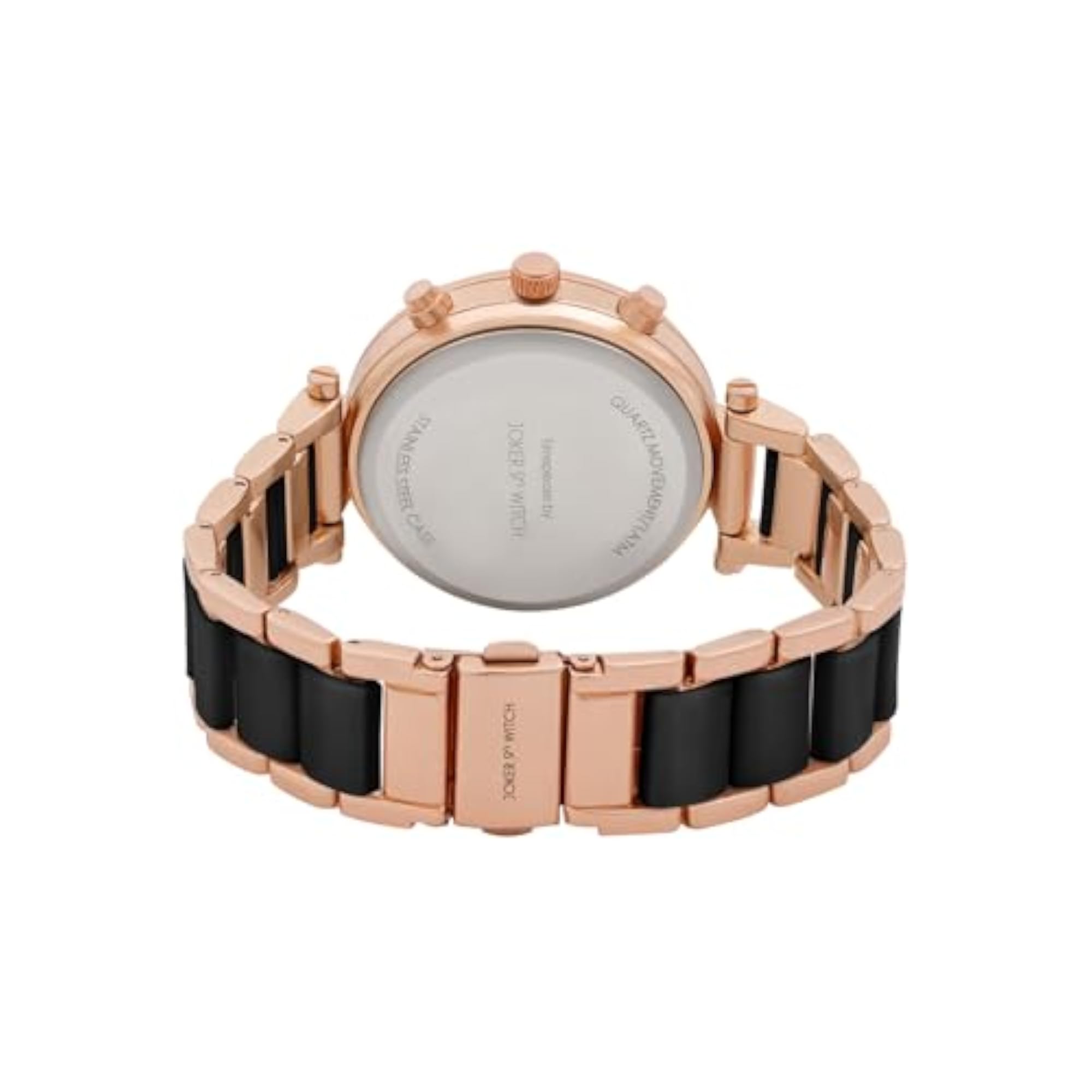 Women's Suzanne Rosegold and Black Ceramic Watch, Gift