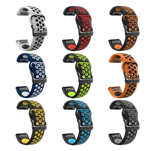Bracelet 26 mm pour Garmin Fenix 7X solaire lors de vos randonnées - 4