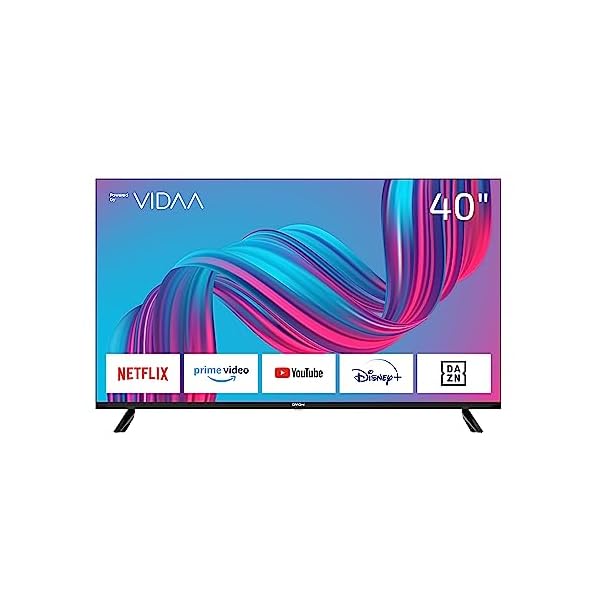 DYON Movie Smart 40 VX-2 100 cm (40 Zoll) Fernseher (Full-HD Smart TV, HD Triple Tuner (DVB-C/-S2/-T2), App Store, Prime Video, Netflix, YouTube, DAZN, Disney+) [Mod. 2023]