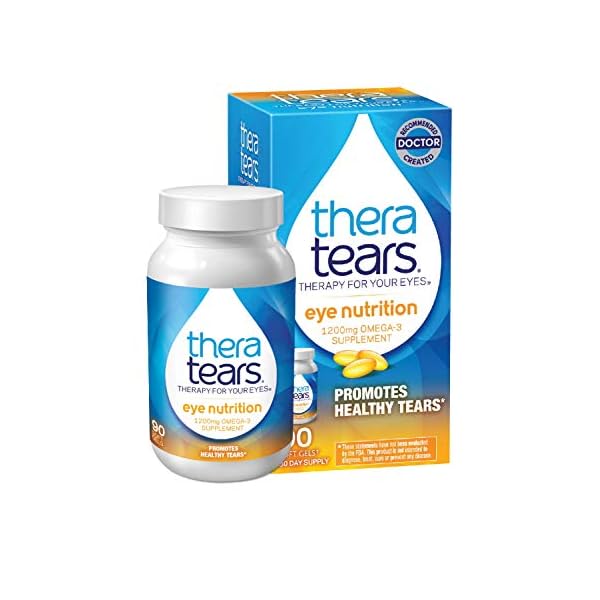 TheraTears Omega 3 Supplement, 1200mg, 90 ct (Pack of 1)