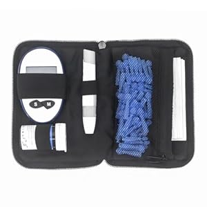 Hooshion Diabetic Supplies Travel Case, Diabetes Testing Kit Case, Diabetic Supply Organizer Bag, Diabetes Travel Case, Blood Glucose Meter Storage Bag
