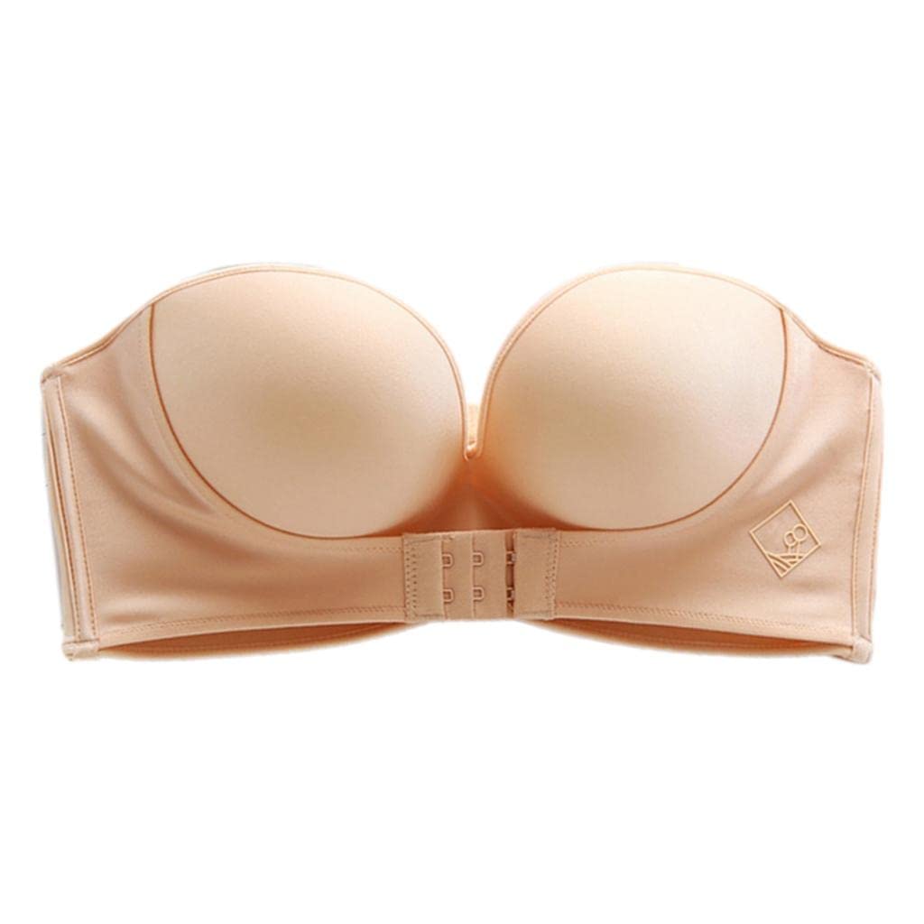 Enakshi Womens Bra Strapless Lingerie Front Closure Brassiere Skin Color 38AB-picture-37