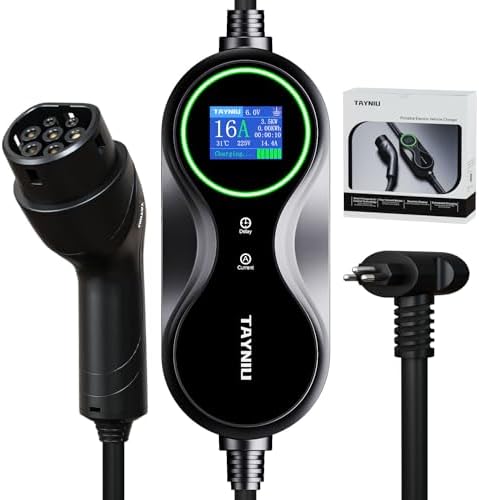 TAYNIU Infinity Carregador para Carro Elétrico Portátil 3.5KW 8-1...
