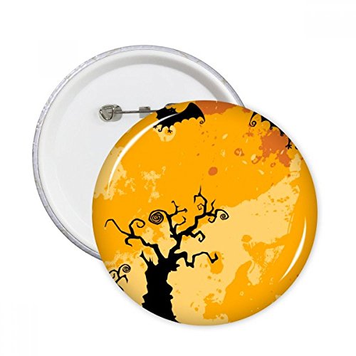 Badge Halloween ghost arbre peur bouton vêtements décoration pack de 5
