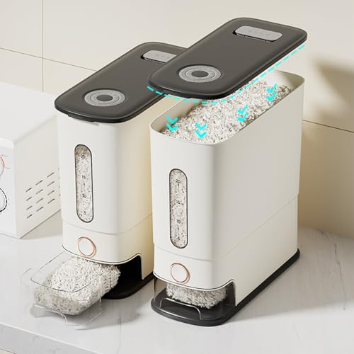 Récipient à grains avec couvercle hermétique pour rangement maison - 3