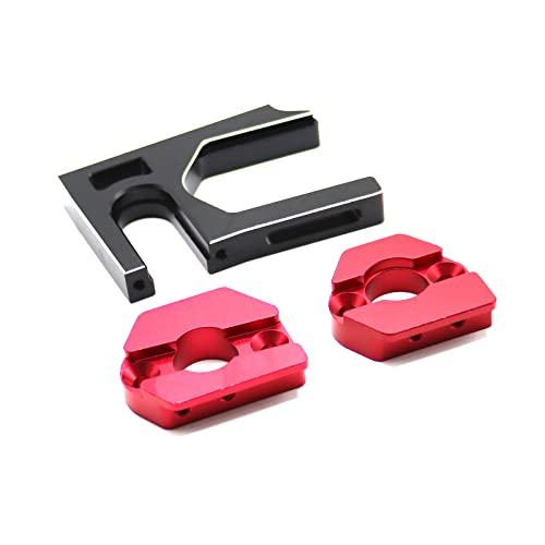 Mesimsple Alloy Motor Mount ARA320591 ARA320482 ARA320483 for Arrma 1/5 Kraton 8s BLX Motor Plate & Outcast EXB Roller Upgrades Part Red