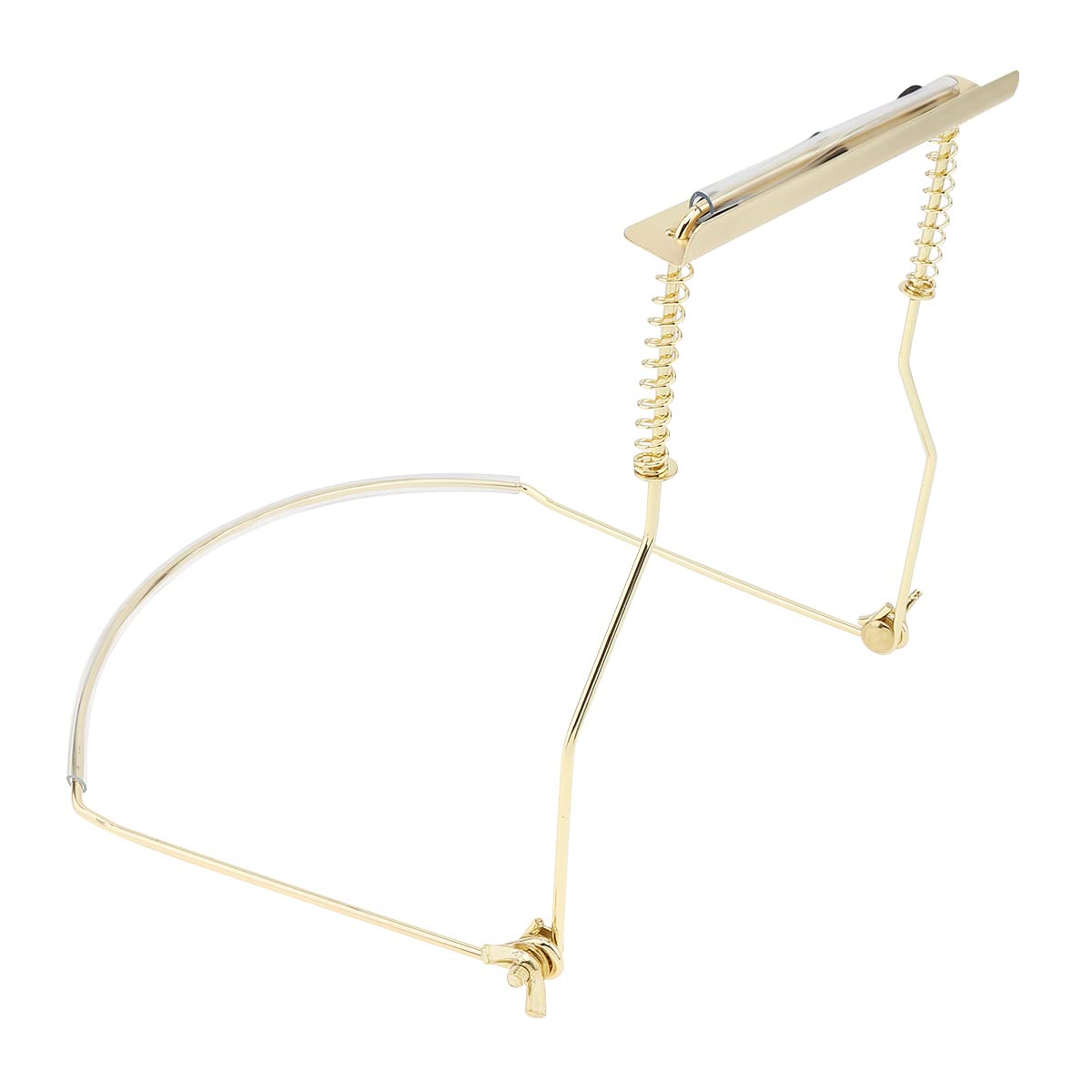 Soporte para Cuello de Armónica de 10 Agujeros, Órgano de Boca con Marco de Metal