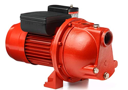 Red Lion Rl-Swj100 1 Hp, 17 Gpm Dual Voltage (115/230 Volts) Cast Iron Shallow Well Jet Pump, Red, 97081001 #TOP1