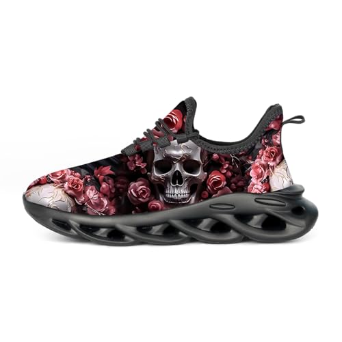 ZDFQLGV Modische lässige Fitness Laufschuhe Sneakers für Herren Leichte atmungsaktive Wander Arbeiten Sportschuhe rutschfeste Weiche Bequeme verschleißfeste Tennisschuhe
