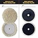TCP Global Complete 3 Pad Buffing and Polishing Kit with 3-8