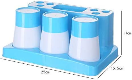 Multifunctional Toothpaste Cup Toothbrush Holder Two Three Creative Wash Brush Cup Bathroom Accessories Comb Holder