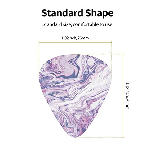 Ensemble de 12 médiators de guitare en marbre à texture violet foncé pour guitare acoustique, guitare électrique… - Les Beatles, Paul McCartney, John Lennon, RIngo Starr, George Harrison Ensemble de 12 médiators de guitare en marbre à texture violet foncé pour guitare acoustique, guitare électrique… – Image 5