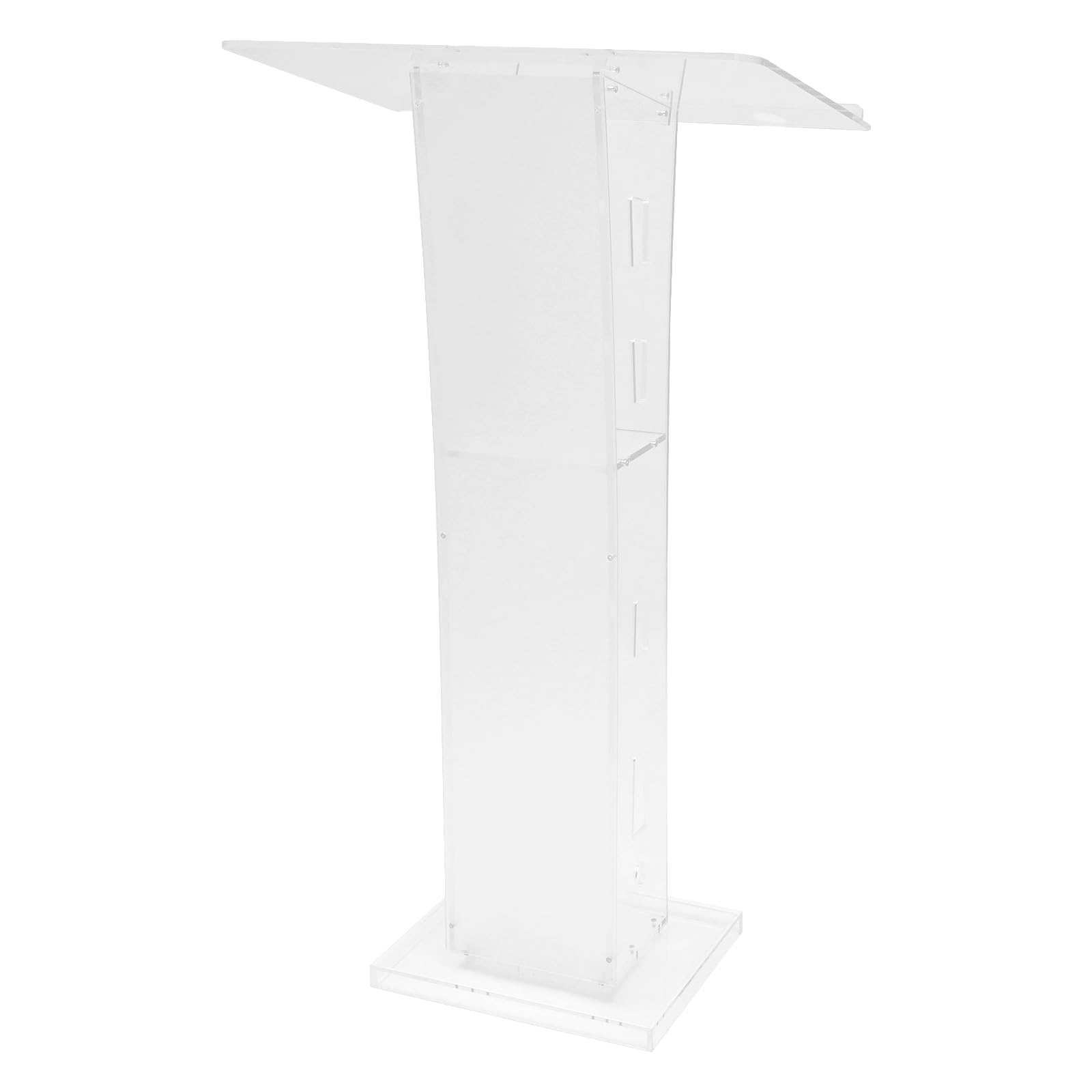 Podium en acrylique - 60 x 40 x 110 cm - Pupitre de conférencier transparent - Convient pour les écoles, les églises, les messages, les universités, les conférences de presse et autres lieux